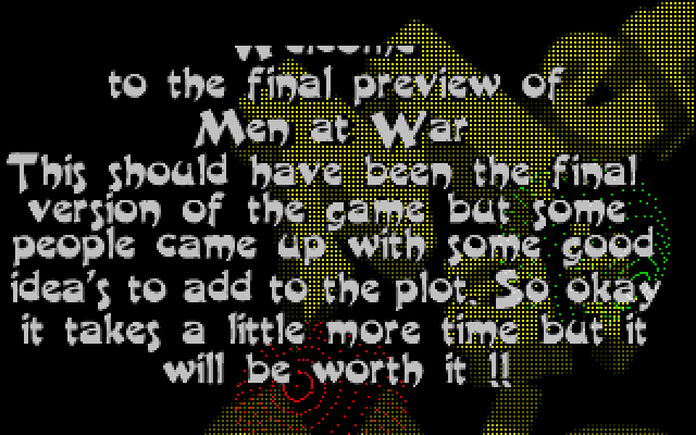 Men at War [Falcon030] atari screenshot